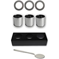 Los mejores  - Kit de arranque: latas de combustible de 0-25 l + placas ahorra-combustible + soporte para latas + apagador de llamas